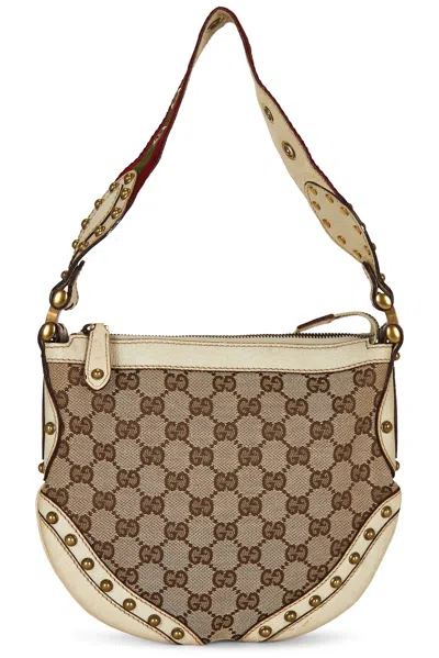 Pre-owned Gucci Pelham Hobo Bag In Brown