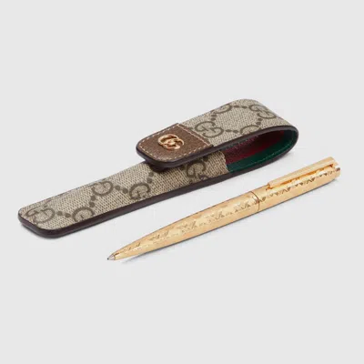 Gucci Pen With Double G Case In Undefined