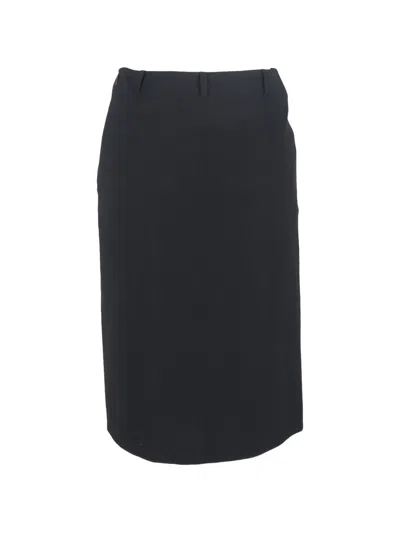 Pre-owned Gucci Pencil Mini Skirt In Black