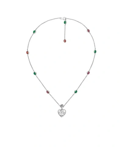Gucci Pendant Necklace In Gray