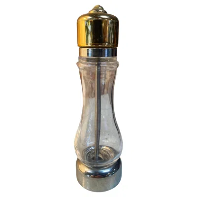 Pre-owned Gucci Pepper/salt Grinder, 1970s In Silver