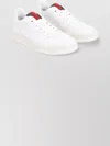 Gucci Re-web Leather Sneakers In White