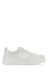Gucci Perforated Leather Sneaker In White
