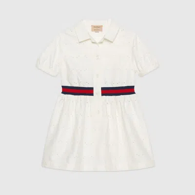 Gucci Kids' Peter Rabbit X Cotton Dress In White | ModeSens