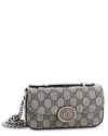 Gucci Petite Gg Flap Shoulder Bag Gg Coated Canvas Mini (authentic Pre-loved)