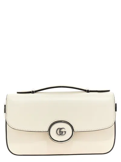 Gucci Petite Gg Shoulder Bags White