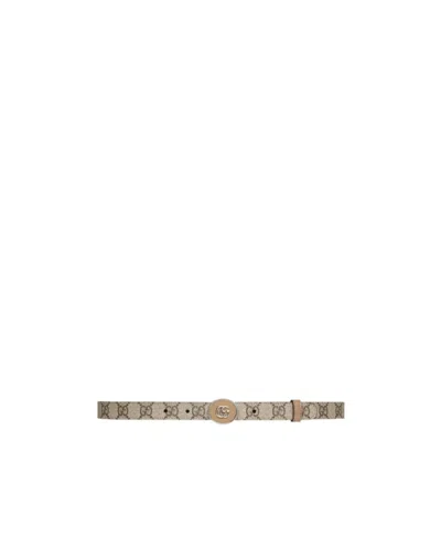 Gucci Petite Gg Thin Belt In Nude