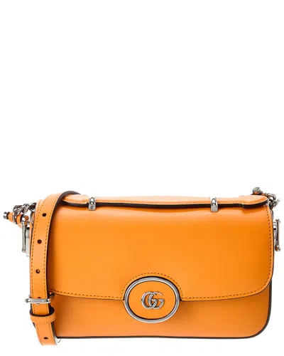 Gucci Petite Mini Gg Leather Shoulder Bag