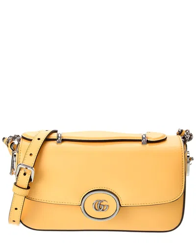 Gucci Petite Mini Gg Leather Shoulder Bag