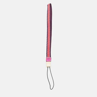 Pre-owned Gucci Phone Strap Multicolor Canvas