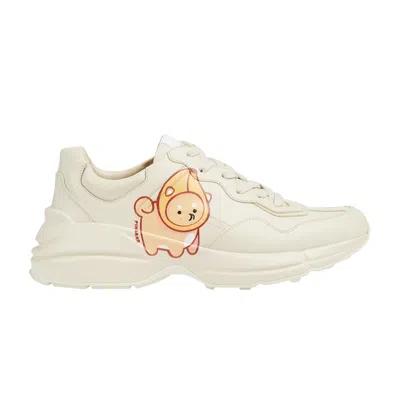 Pre-owned Gucci Pikarar X  Rhyton 'animal Print' In Cream