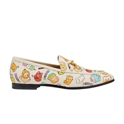 Pre-owned Gucci Pikarar X  Wmns Jordaan Loafer 'animal Print' | Cream | Women's Size 3.5