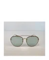 Gucci Pilot's Classic Sunglasses In Gray