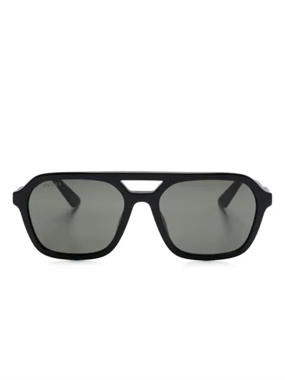 Gucci Pilot-frame Sunglasses In 黑色