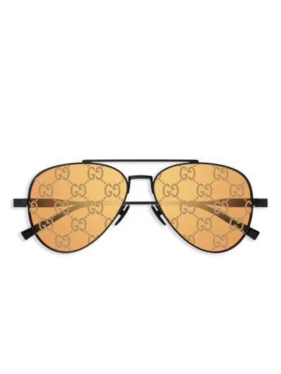 Gucci Pilot-frame Sunglasses In Black