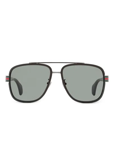 Gucci Pilot-frame Sunglasses In Blue