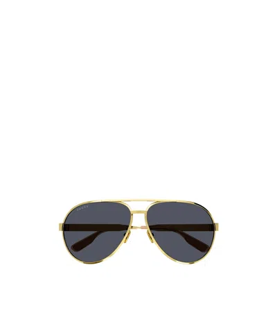 GUCCI GUCCI EYEWEAR AVIATOR-FRAME SUNGLASSES