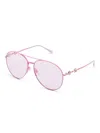 Gucci Pilot-frame Sunglasses In Pink