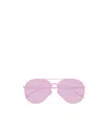 Gucci Gg1698s Linea Horsebit 003 Fuchsia Pink Sunglasses In Purple