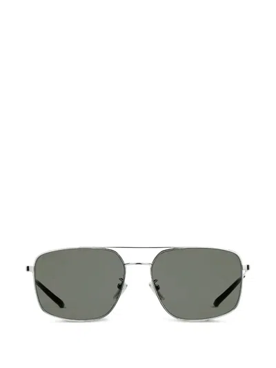 Gucci Pilot-frame Sunglasses In Silver