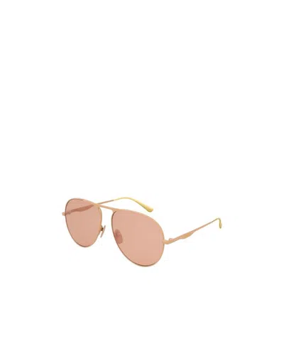 Gucci Pilot Sunglasses In Nude