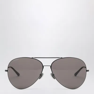 Gucci Pilot Sunglasses With Slim Mini Frame In Black