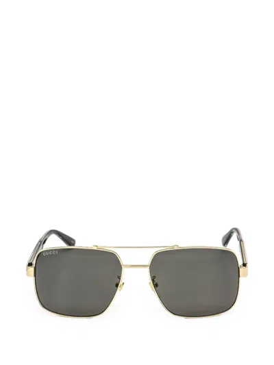 Gucci Pilot-frame Sunglasses In Brown