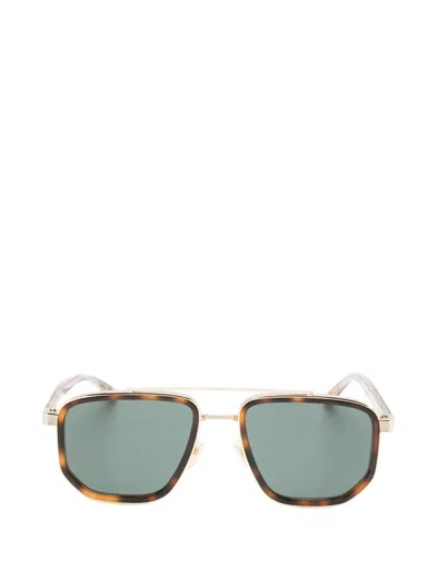 Gucci Pilot-frame Sunglasses In Green