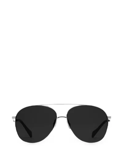 Gucci Pilot-frame Sunglasses In Silver