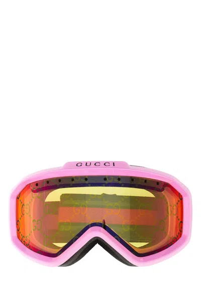 Gucci Pink Acetate Snow Mask In 5872