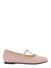 Gucci Double G Ballet Flat In Pink