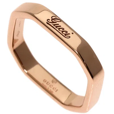 Pre-owned Gucci Pink Band Ring ()