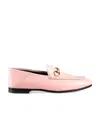 Gucci Brixton Horsebit Leather Loafer In Pink