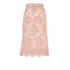 Gucci Pink Cotton Skirt In Pink
