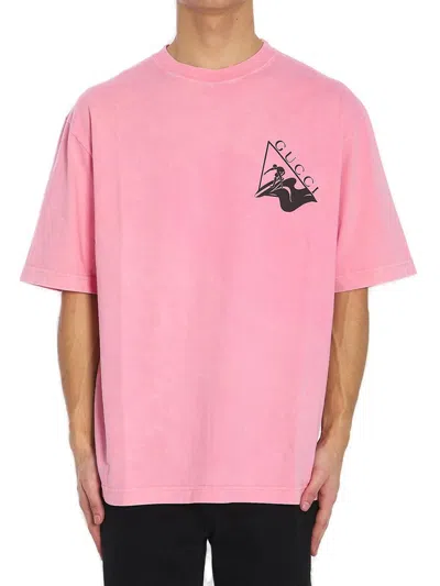 Gucci Pink Cotton T-shirt