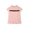 Gucci Pink Dress For Baby Girl With Horsebit
