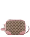 Gucci Pink Gg Canvas Bree Disco Crossbody With Mini (authentic Pre-loved) In Pink