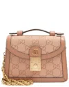 Gucci Pink Gg Canvas Ophidia Mini Top Handle (authentic Pre-loved)