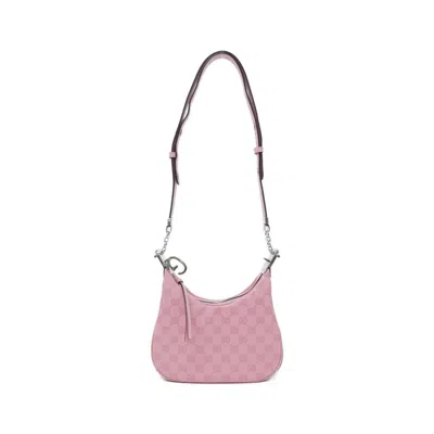 Pre-owned Gucci Pink Gg Crystal Shoulder Bag ()