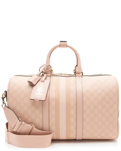Gucci Pink Gg Supreme Coated Canvas