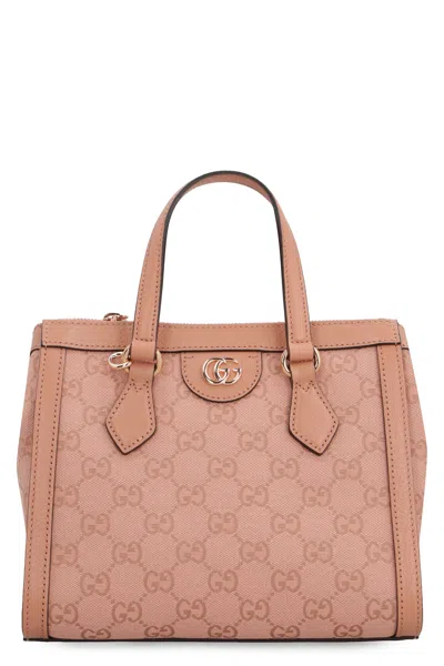 Gucci Pink Gg Supreme Tote Handbag For Women | Fw23 Collection