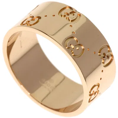 Pre-owned Gucci Pink Gold Pink Gold (18k) Band Ring ()