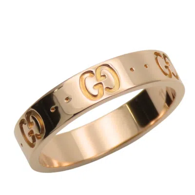 Pre-owned Gucci Pink Gold Pink Gold (18k) Band Ring ()