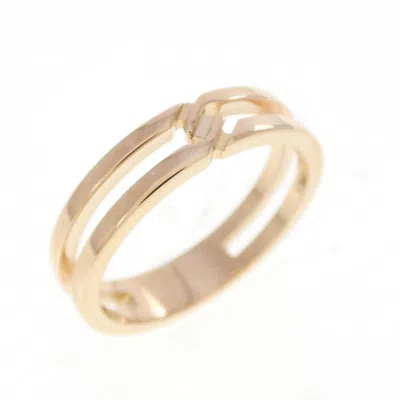Pre-owned Gucci Pink Gold Pink Gold (18k) Band Ring ()