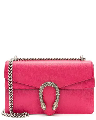 Gucci Pink Leather Crystal Dionysus Medium Shoulder Bag (authentic Pre-loved)