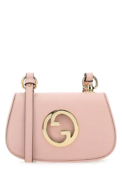 GUCCI PINK LEATHER GUCCI BLONDIE CROSSBODY BAG