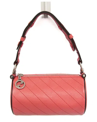 Pre-owned Gucci Pink Leather Handbag (authentic Pre-loved)