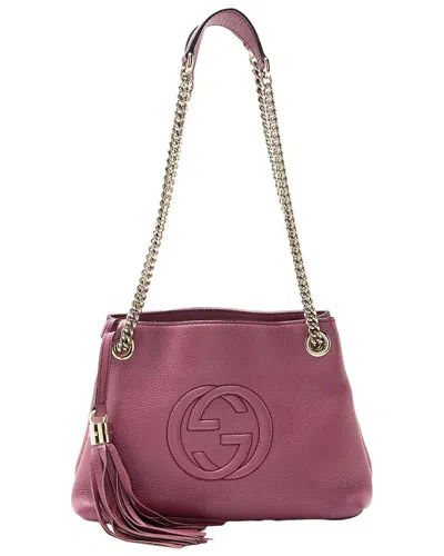 Gucci Pink Leather Soho Small Shoulder Bag (authentic Pre-loved)