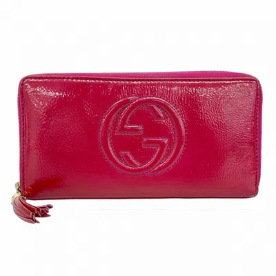 Pre-owned Gucci Pink Long Wallet (bi-fold) ()
