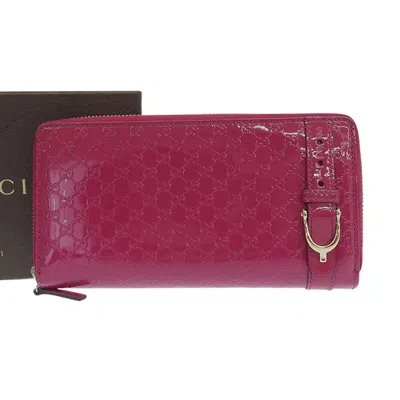 Pre-owned Gucci Pink Long Wallet (bi-fold) ()
